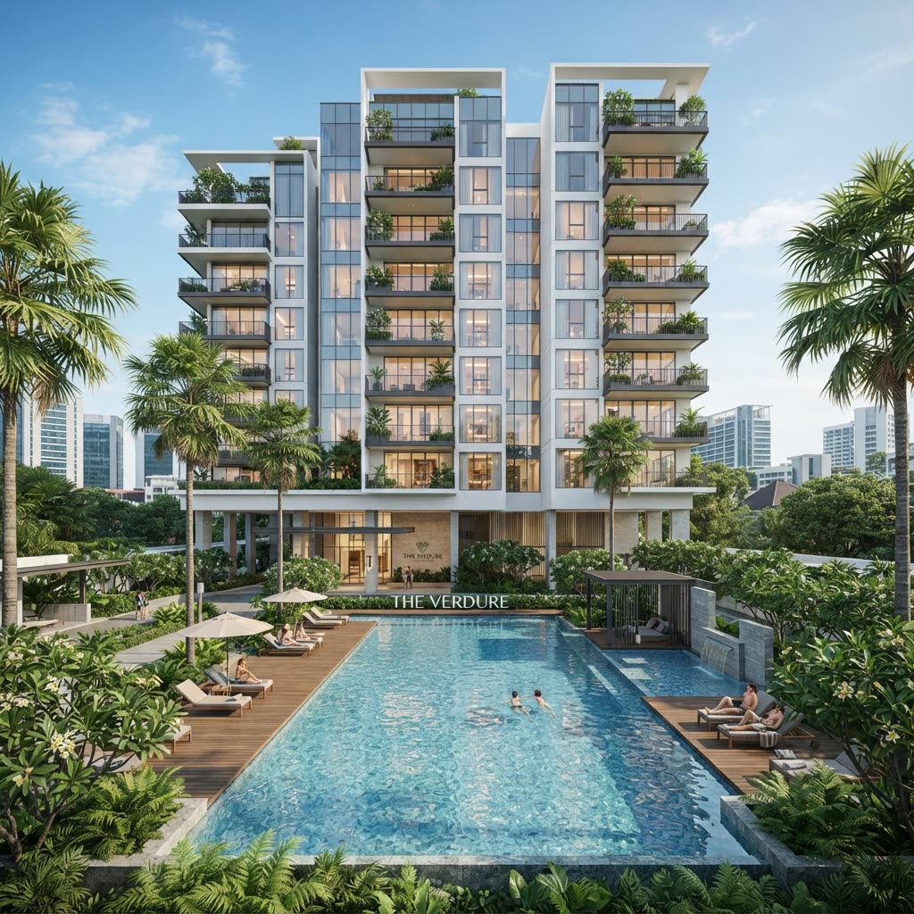 Modern condominium in Singapore